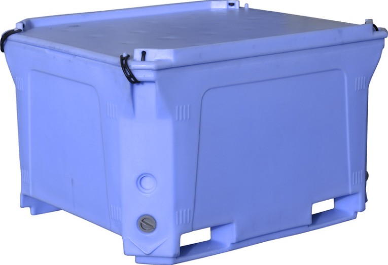 Контейнер 1230х1030х820 мм синий с крышкой купить в Тюмени Контейнер 1230х1030х820 мм синий с крышкой купить в Тюмени