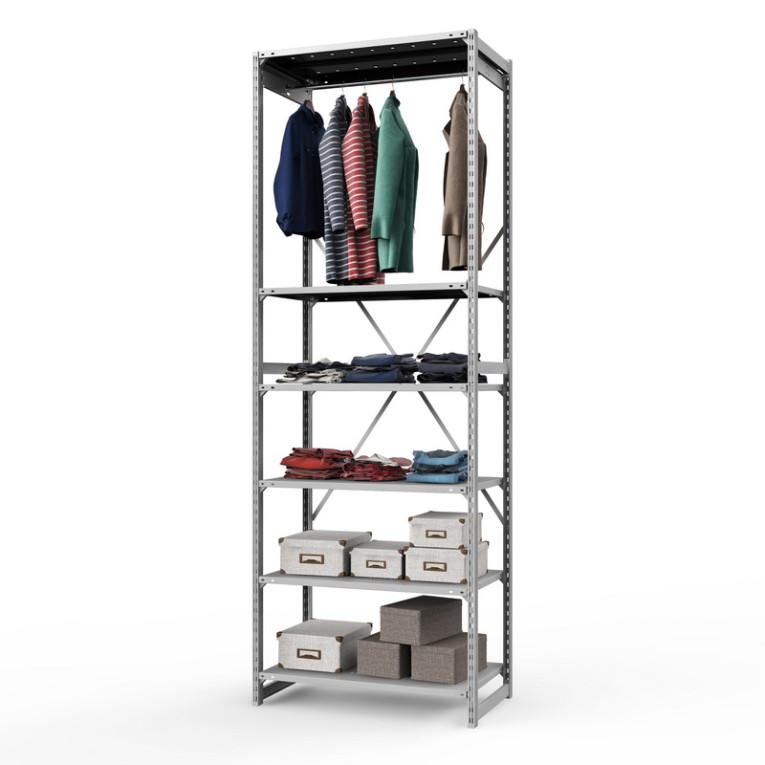 Стеллаж металлический ТСУ Универсал, 3000х1060х600 мм.Штанги: 1шт. Полки: металл усил. перф. 6 шт. купить в Тюмени Стеллаж металлический ТСУ Универсал, 3000х1060х600 мм.Штанги: 1шт. Полки: металл усил. перф. 6 шт. купить в Тюмени