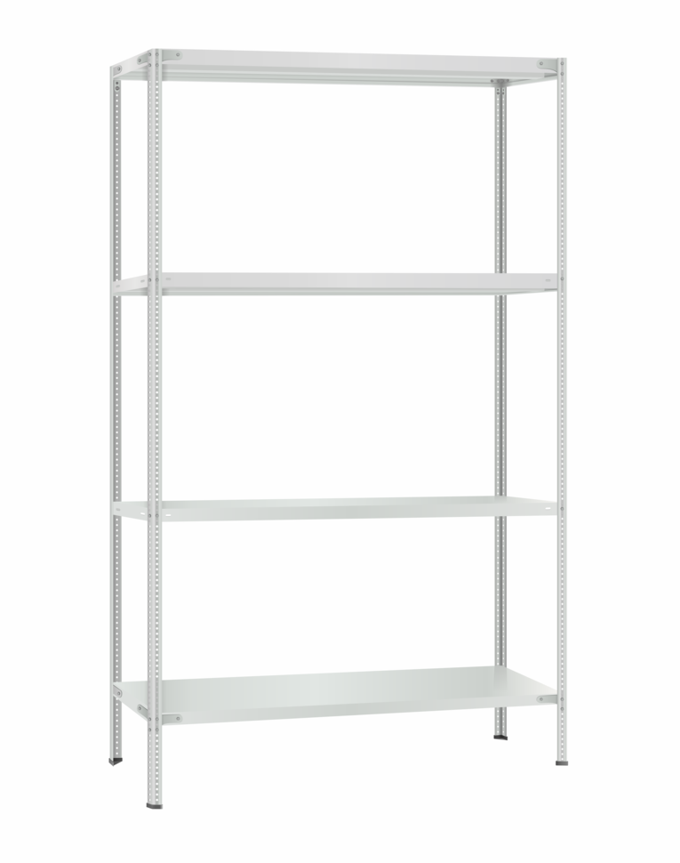 Стеллаж металлический Титан МС-500 2400х1200х400 4 полки купить в Тюмени Стеллаж металлический Титан МС-500 2400х1200х400 4 полки купить в Тюмени