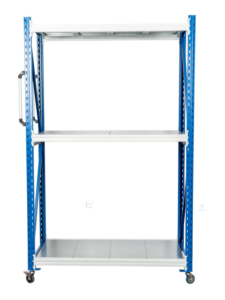 Стеллаж мобильный БиКом СТ-4 250x90x70 3 полки купить в Тюмени