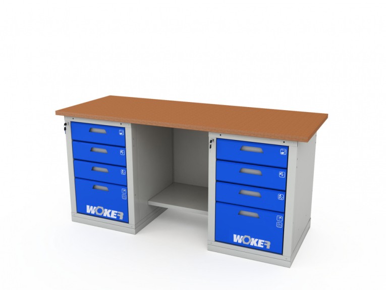 Верстак двухтумбовый WOKER PRO 2404.1800 купить в Тюмени Верстак двухтумбовый WOKER PRO 2404.1800 купить в Тюмени