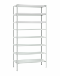 Стеллаж металлический Титан МС-500 3000х1000х300 8 полок Стеллаж металлический Титан МС-500 3000х1000х300 8 полок