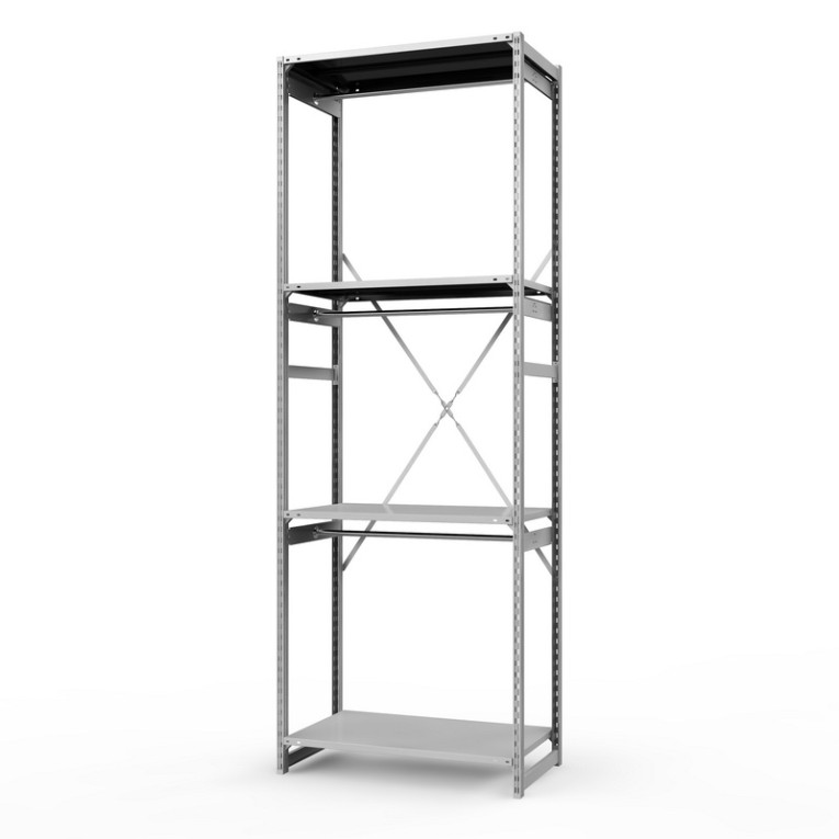 Стеллаж металлический ТСУ Универсал, 3000х1060х600 мм.Штанги: 3шт. Полки: металл 4 шт. купить в Тюмени