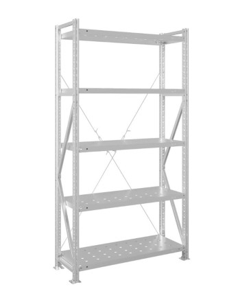 Стеллаж MS U 3000x1500x600 5 полок (300 кг, перф) купить в Тюмени
