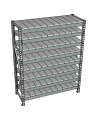 Стеллаж грузовой СГР 3000x900x400 8 полок (металл) Стеллаж грузовой СГР 3000x900x400 8 полок (металл)