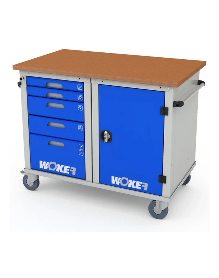Верстак мобильный двухтумбовый WOKER PRO 2501.1200 купить в Тюмени