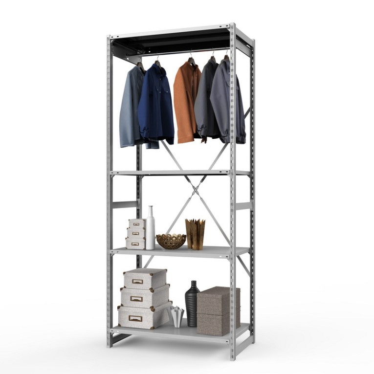 Стеллаж металлический ТСУ Универсал, 2500х1060х500 мм.Штанги: 1шт. Полки: металл 4 шт. купить в Тюмени Стеллаж металлический ТСУ Универсал, 2500х1060х500 мм.Штанги: 1шт. Полки: металл 4 шт. купить в Тюмени