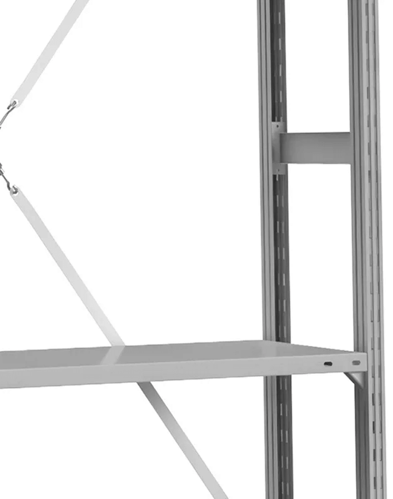 Стеллаж ТСУ 2500x700x400 7 полок (150 кг, перф) купить в Тюмени Стеллаж ТСУ 2500x700x400 7 полок (150 кг, перф) купить в Тюмени