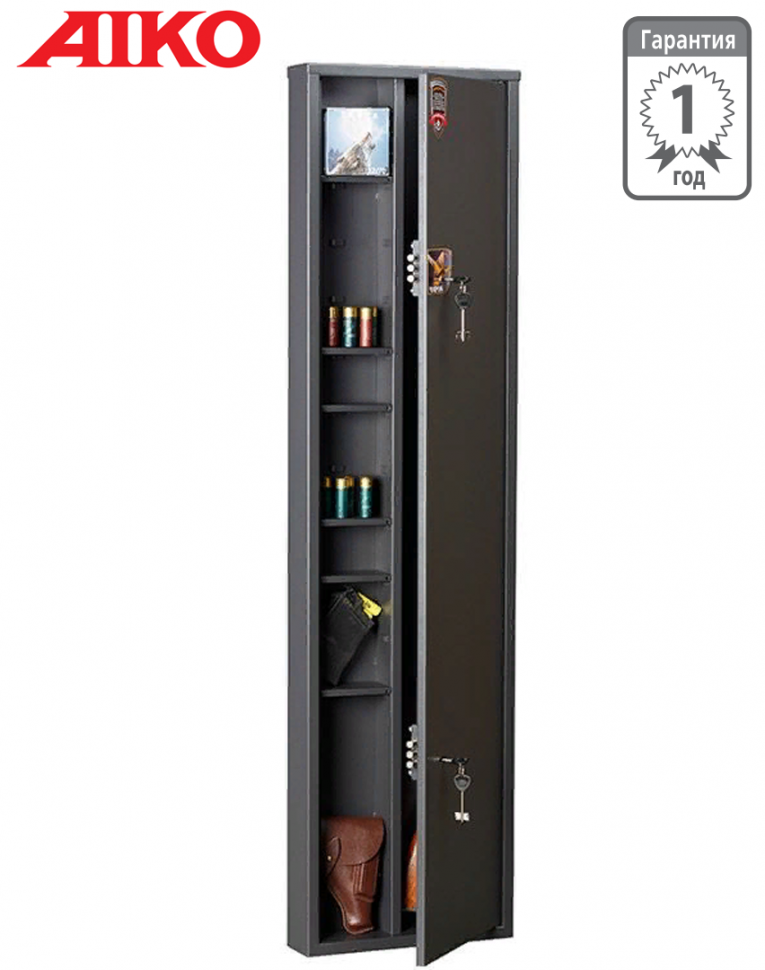 Узкий сейф для оружия Aiko Чирок 1409 (глубина 9 см) купить в Тюмени Узкий сейф для оружия Aiko Чирок 1409 (глубина 9 см) купить в Тюмени