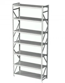 Стеллаж MS Profi 3000х2100х1000 7 полок Стеллаж MS Profi 3000х2100х1000 7 полок