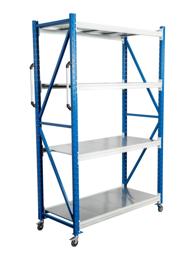 Стеллаж мобильный БиКом СТ-4 200x180x90 4 полки купить в Тюмени