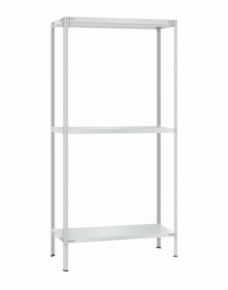 Стеллаж металлический Титан МС-500 2300х1000х400 3 полки купить в Тюмени Стеллаж металлический Титан МС-500 2300х1000х400 3 полки купить в Тюмени