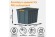 Контейнер особопрочный Rox Box PRO 50 (500х390х390 мм с крышкой и клипсами, на роликах, антрацит) купить в Тюмени
