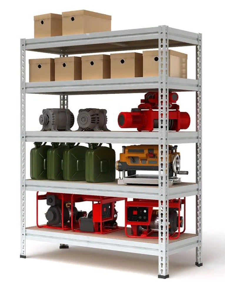 Стеллаж металлический МС-Т 2000х1820х610 5 полок купить в Тюмени Стеллаж металлический МС-Т 2000х1820х610 5 полок купить в Тюмени