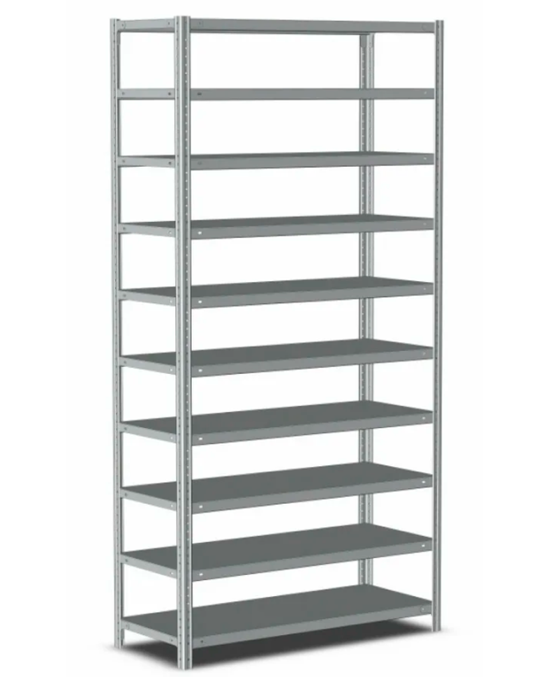 Стеллаж металлический Титан МС-500 2200х1500х500 10 полок купить в Тюмени Стеллаж металлический Титан МС-500 2200х1500х500 10 полок купить в Тюмени