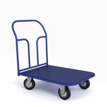 Тележка платформенная ТП 3 (г/п 450 кг,1000x600 мм, колеса черная резина 200 мм) Тележка платформенная ТП 3 (г/п 450 кг,1000x600 мм, колеса черная резина 200 мм)