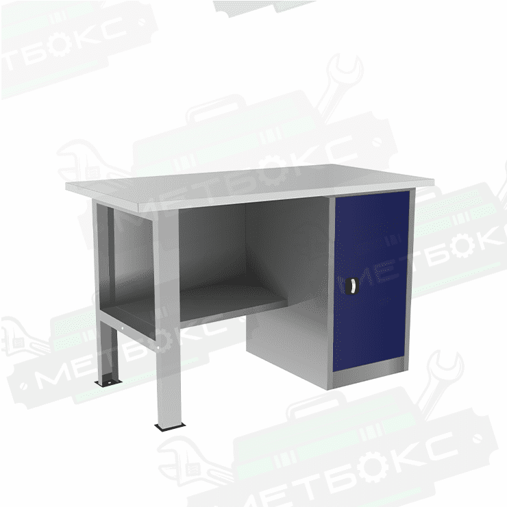 Однотумбовый слесарный верстак ВП-2/1,6 купить в Тюмени Однотумбовый слесарный верстак ВП-2/1,6 купить в Тюмени