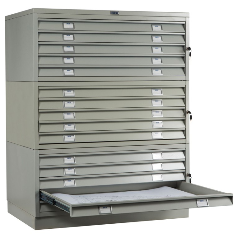 Картотека ПРАКТИК формат А1 для чертежей 15 ящиков Картотека ПРАКТИК формат А1 для чертежей 15 ящиков