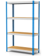 Стеллаж металлический МКФ 2500х1510х500 4 полки Стеллаж металлический МКФ 2500х1510х500 4 полки