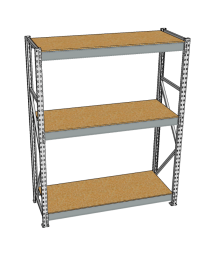 Стеллаж грузовой СГР 3000x2100x1000 3 полки (ДСП) Стеллаж грузовой СГР 3000x2100x1000 3 полки (ДСП)