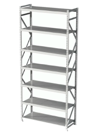 Стеллаж MS Profi 2000х2100х600 7 полок Стеллаж MS Profi 2000х2100х600 7 полок