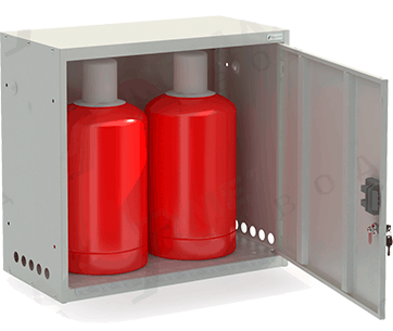 Шкаф для газовых баллонов ШГР 27-2 (27л) купить в Тюмени Шкаф для газовых баллонов ШГР 27-2 (27л) купить в Тюмени