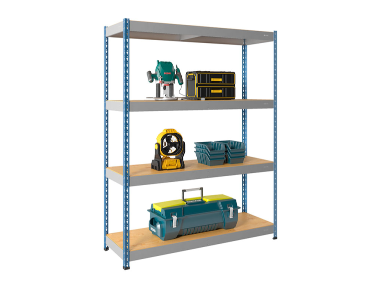 Стеллаж Практик SB 250х183х61 4 полки (фанера) купить в Тюмени Стеллаж Практик SB 250х183х61 4 полки (фанера) купить в Тюмени