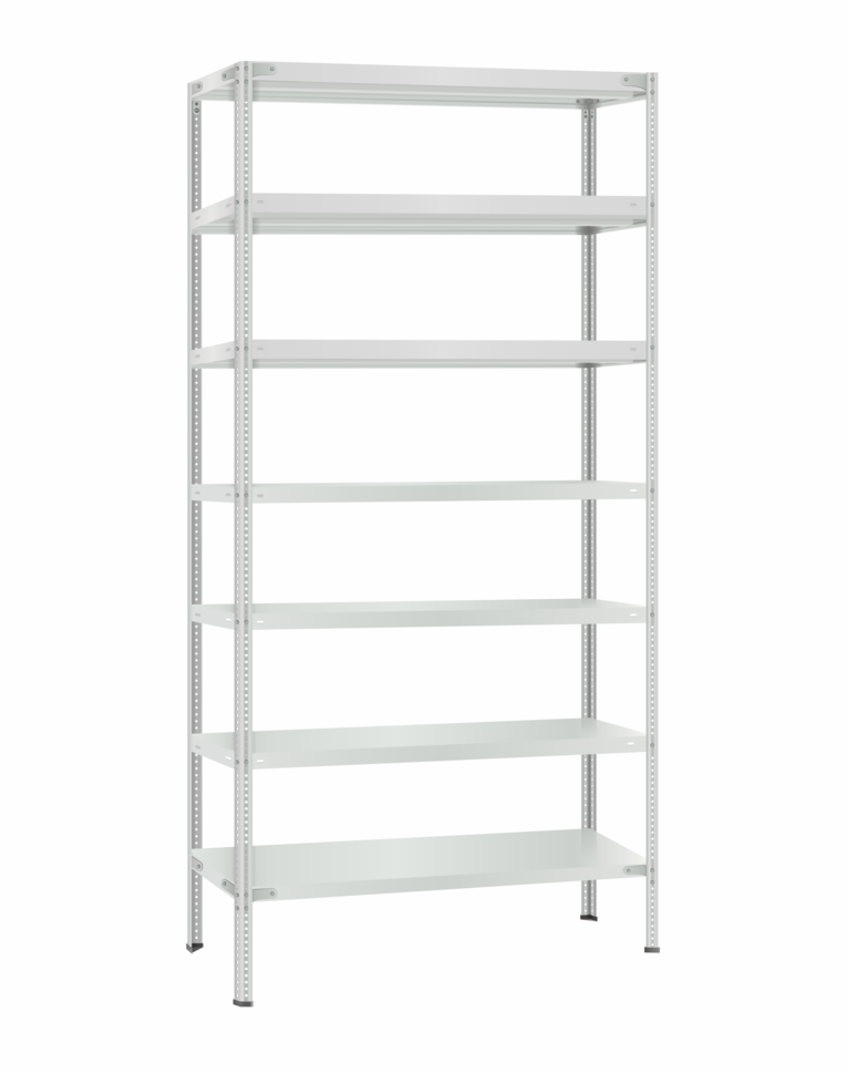 Стеллаж металлический Титан МС-500 2300х1000х600 7 полок купить в Тюмени Стеллаж металлический Титан МС-500 2300х1000х600 7 полок купить в Тюмени