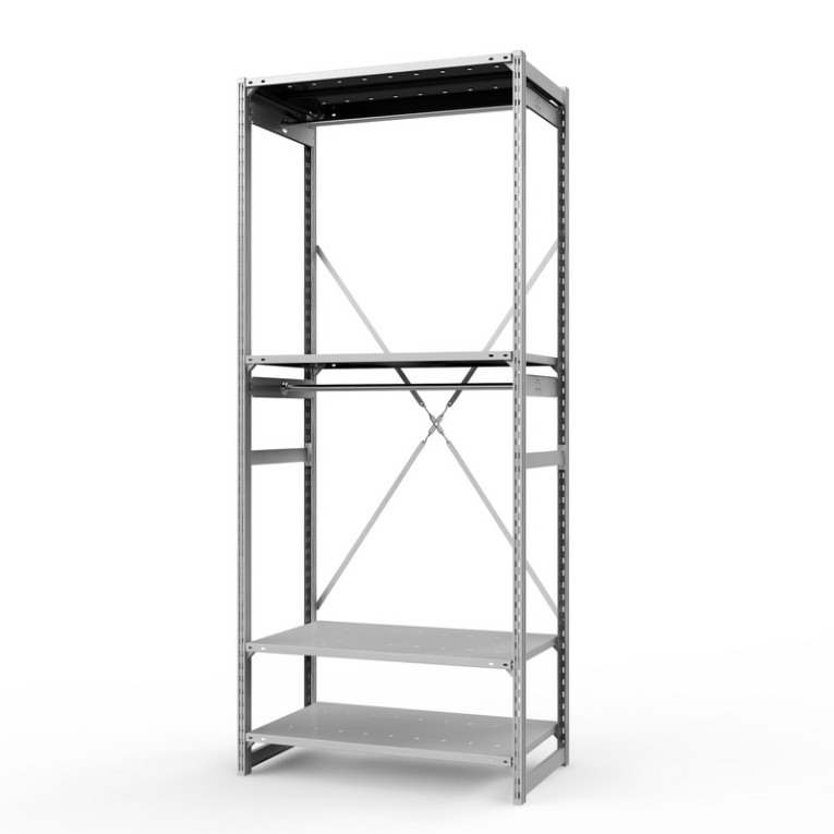 Стеллаж металлический ТСУ Универсал, 2500х1060х600 мм.Штанги: 2шт. Полки: металл усил. перф. 4 шт. купить в Тюмени Стеллаж металлический ТСУ Универсал, 2500х1060х600 мм.Штанги: 2шт. Полки: металл усил. перф. 4 шт. купить в Тюмени