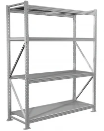 Стеллаж MS Profi 2000х1200х600 4 полки Стеллаж MS Profi 2000х1200х600 4 полки